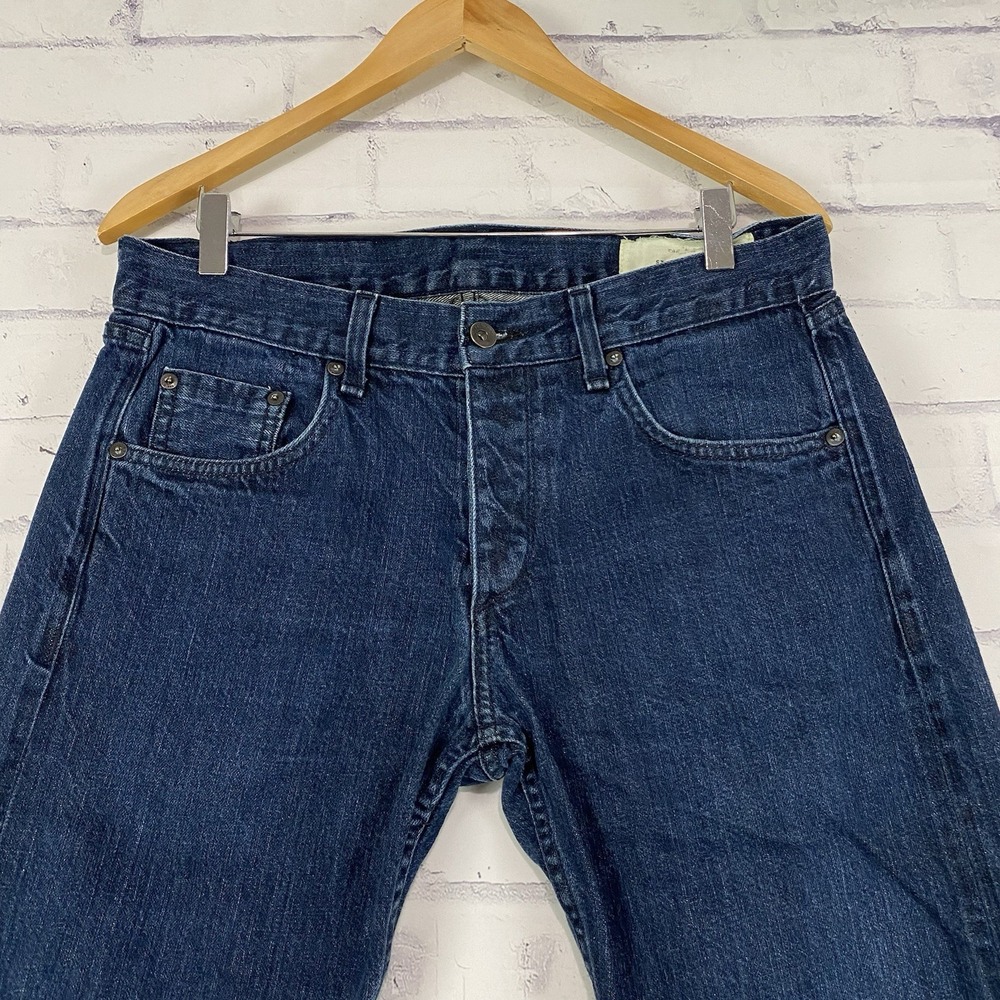 Rag & Bone Jeans Men's 31 31x31 Denim Fit 3 SLIM Straight‎ Leg Button Fly - Picture 3 of 14